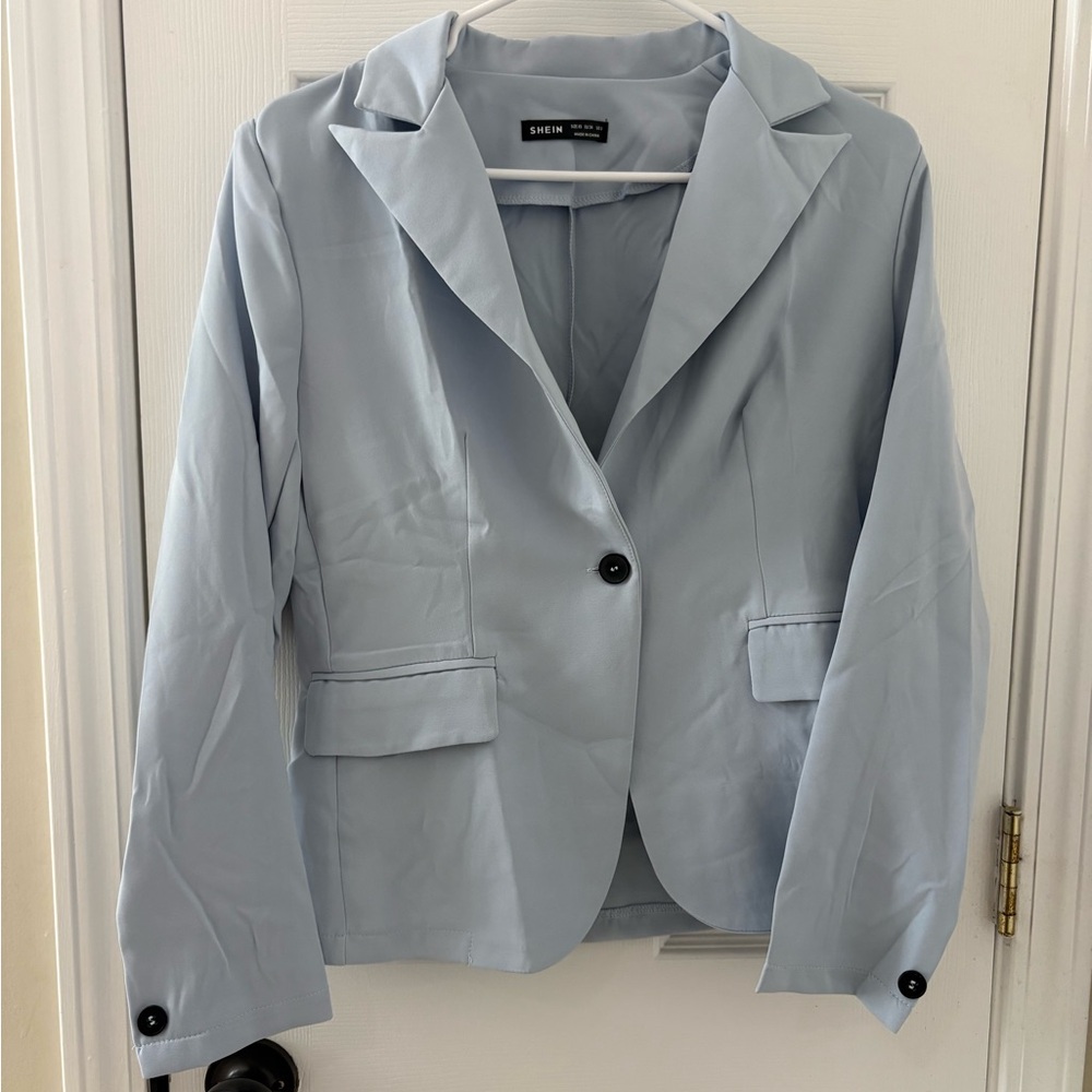 🟪2/$20 Women's Sky Blue Suit Jacket